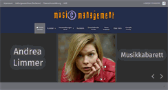 Desktop Screenshot of music-management.eu